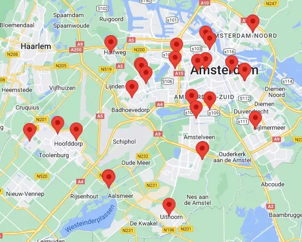 Locaties Amstelring